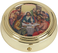 Porta Viatico Relicario Pixide Ultima Cena- Last Supper Pyx